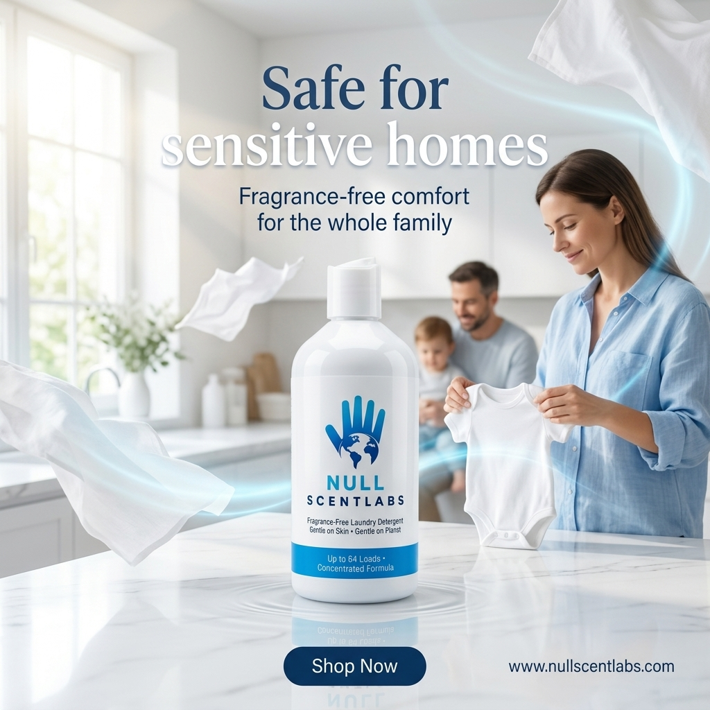Null ScentLabs Fragrance-Free Laundry Detergent – 32 oz